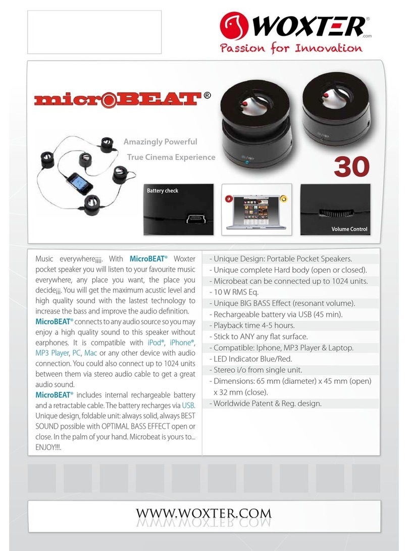 WOXTER MICROBEAT 30 datasheet