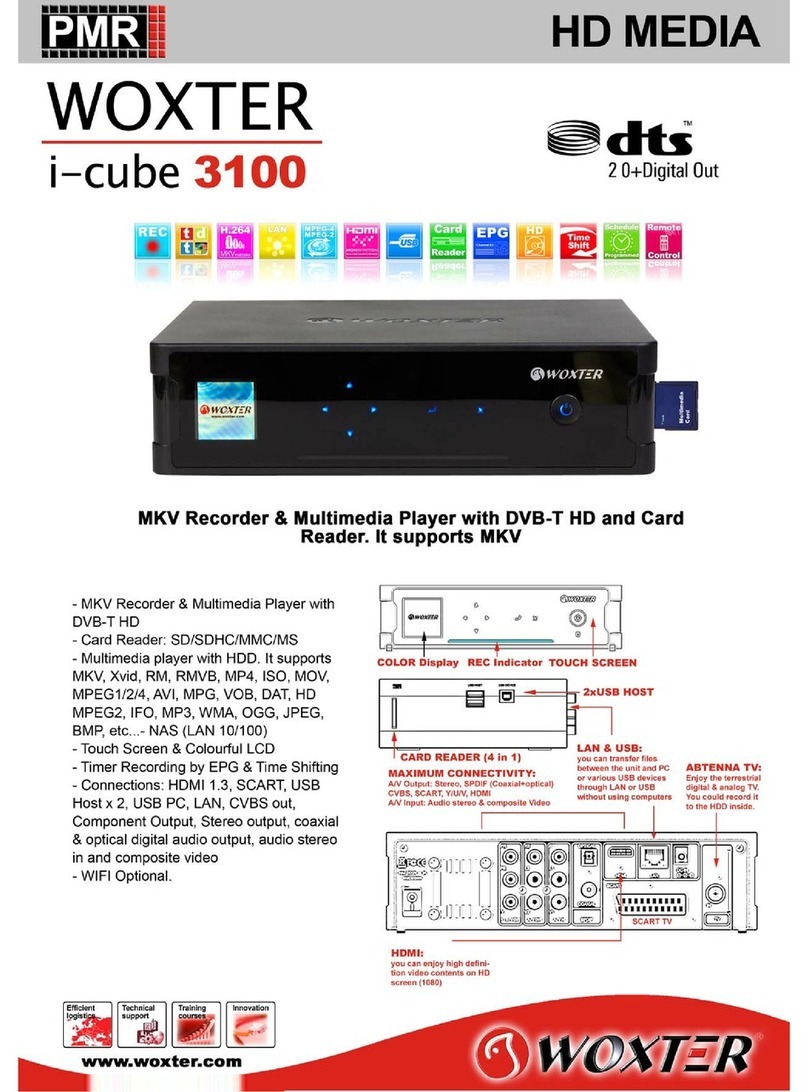 WOXTER I-CUBE 3100 datasheet