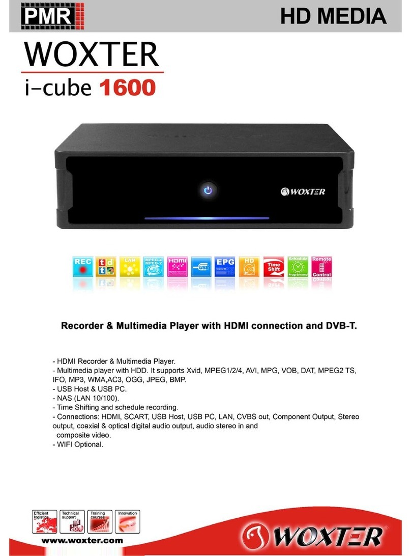 WOXTER I-CUBE 1600 datasheet