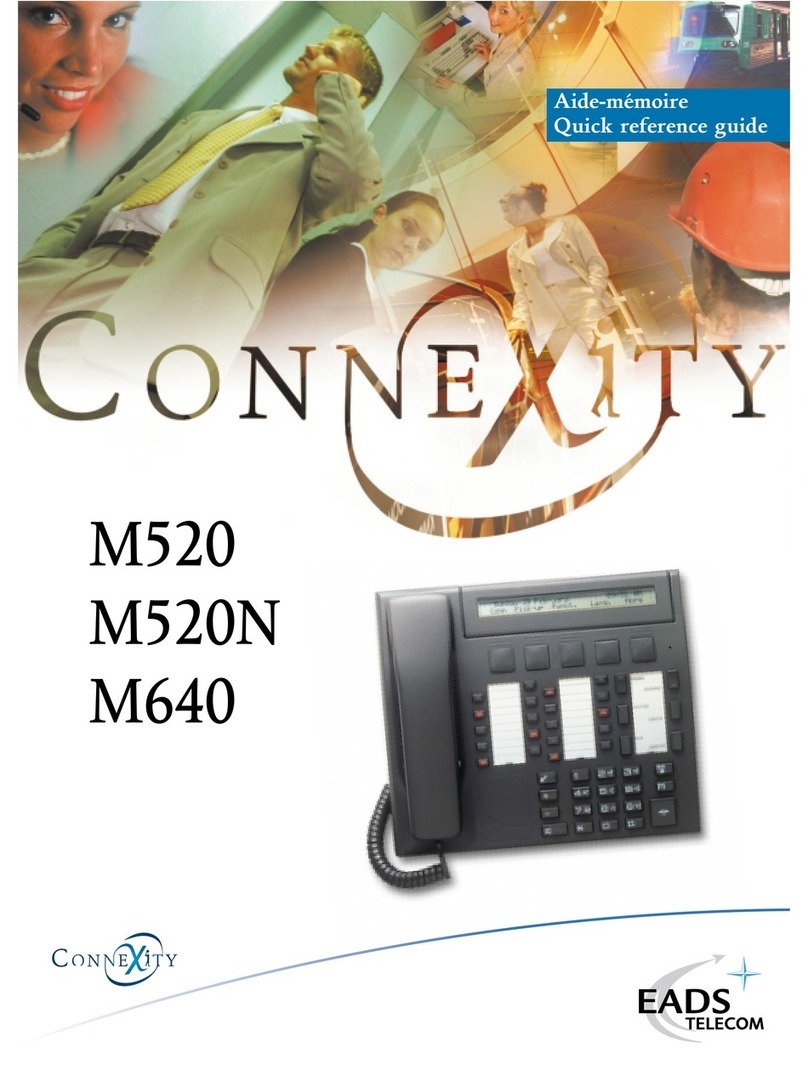 Connexity M520 Quick reference guide