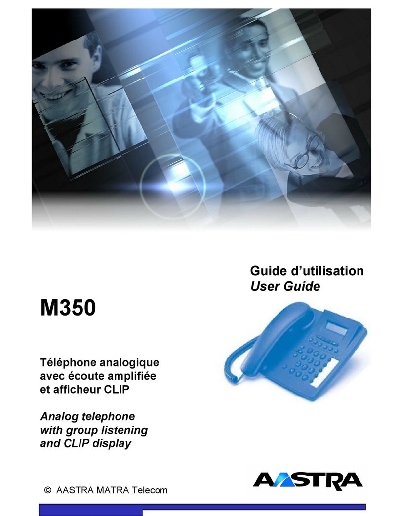 Aastra M350 User manual