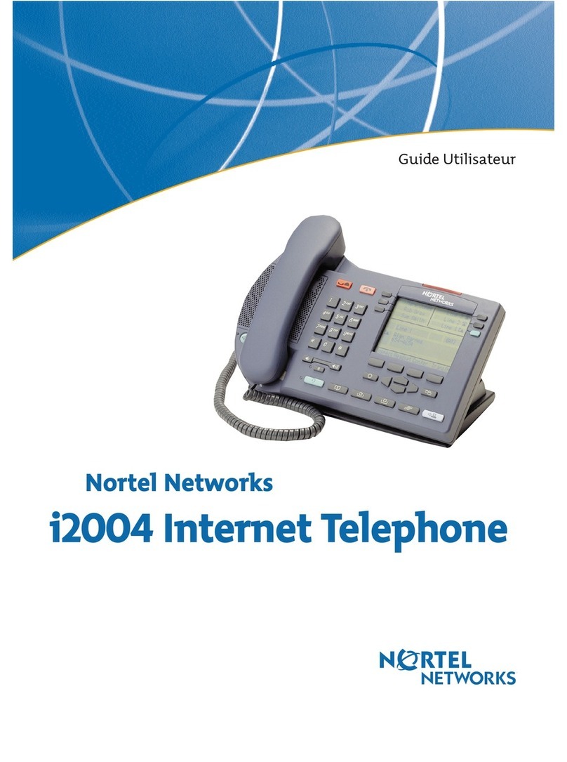Nortel i2004 Guide utilisateur