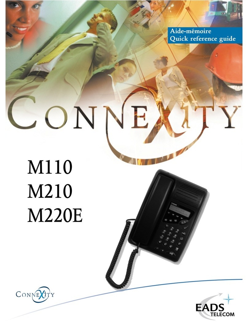 Connexity M110 Quick reference guide