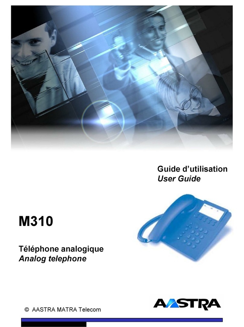 Aastra M310 User manual