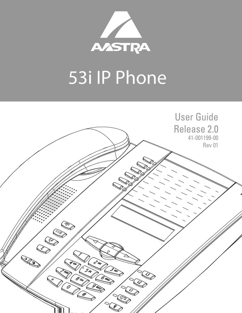 Aastra 53I IP PHONE - RELEASE 2.0 User manual