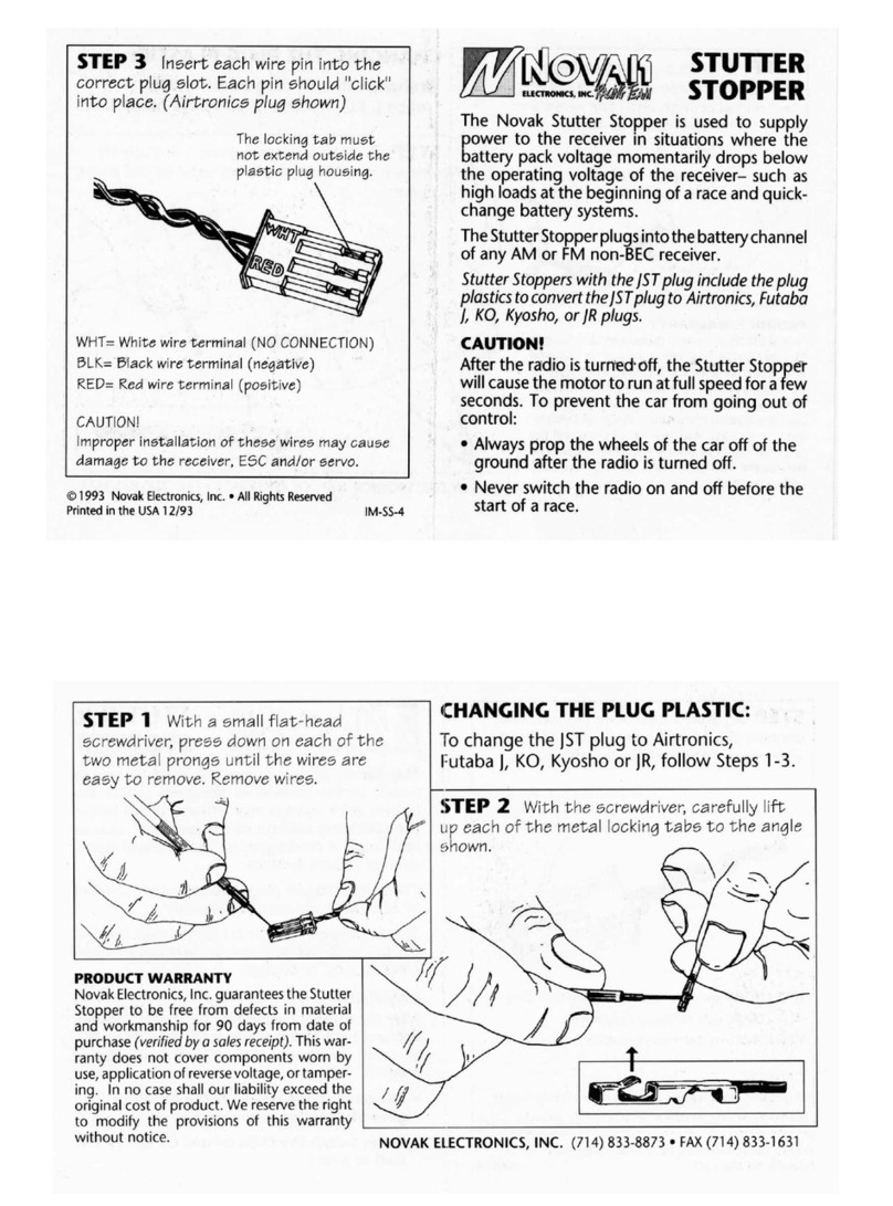 NOVAK STUTTER STOPPER User manual