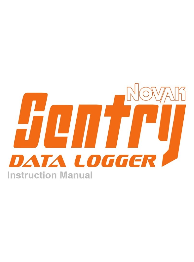 NOVAK DATA LOGGER instruction manual