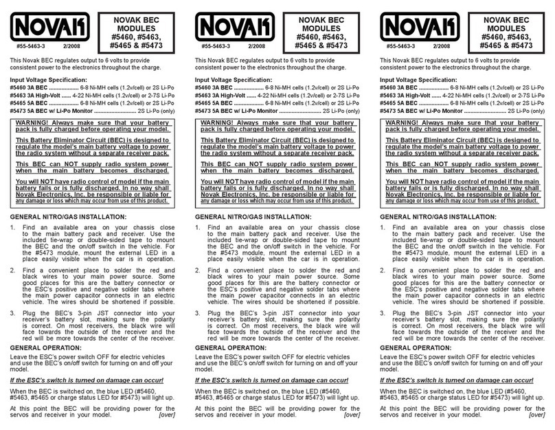 NOVAK BEC - 2-2008 User manual