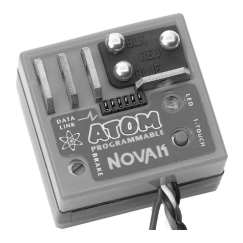 NOVAK ATOM AND CYCLONE ESC User manual
