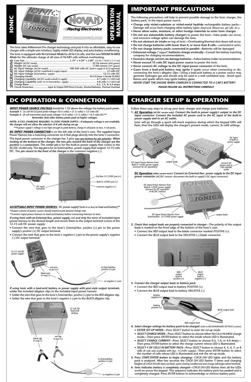 NOVAK IONIC manual