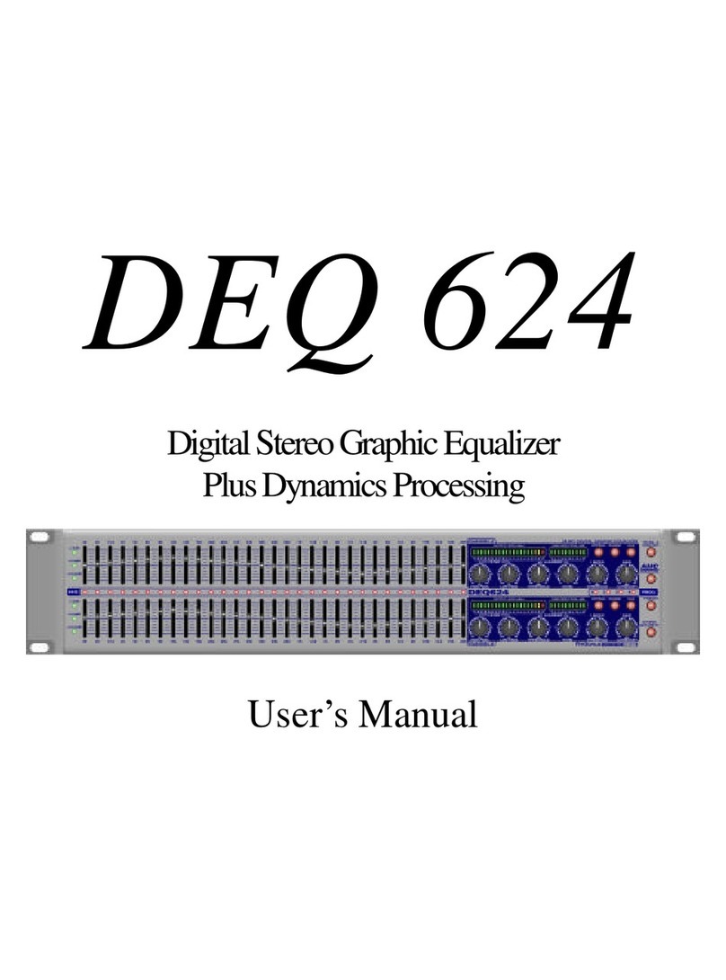 PRESONUS DEQ 624 User manual