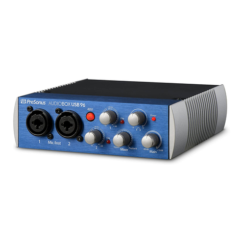 PRESONUS AUDIOBOX USB - V 2.0 User manual