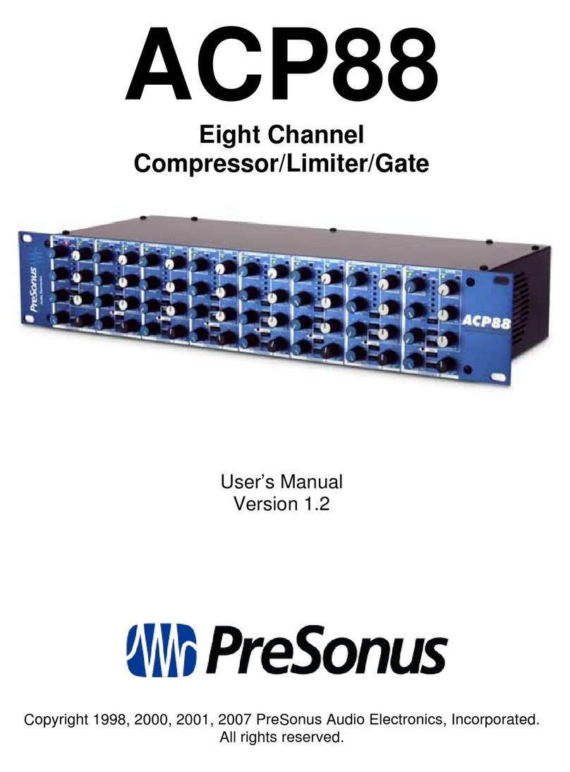 PRESONUS ACP 88 - V 1.2 User manual
