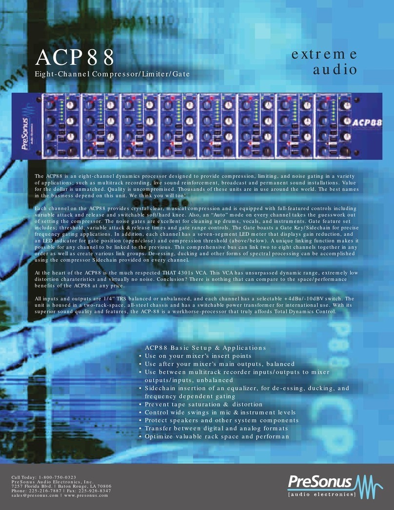 PRESONUS ACP88 User manual