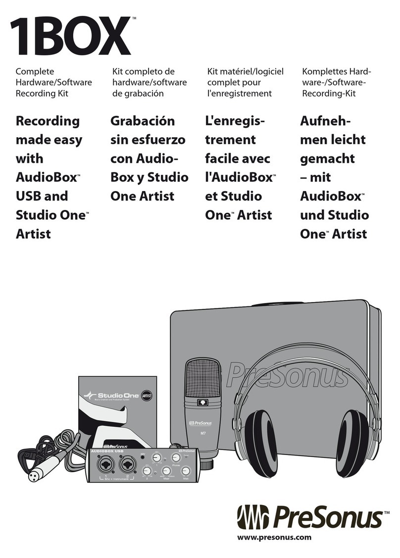 PRESONUS 1BOX - User manual