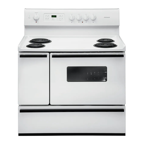Frigidaire FFEF4015LW Quick start guide