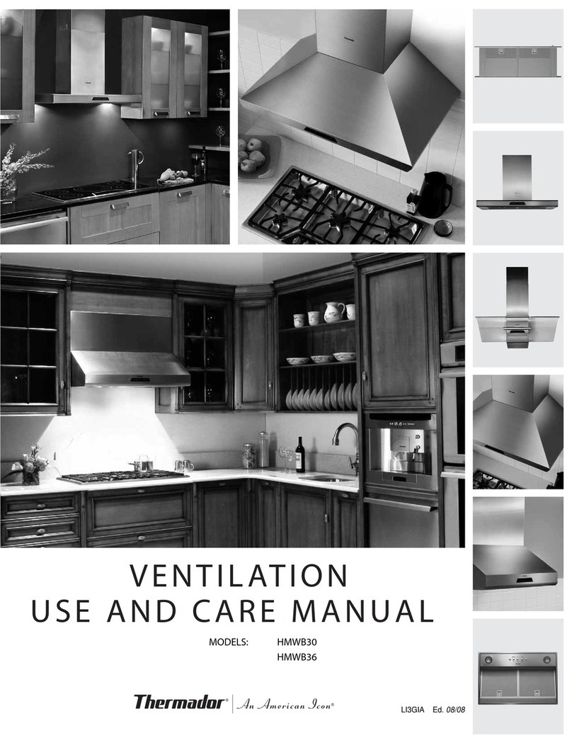 Thermador HMWB30FS User and care manual