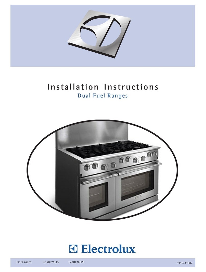 Electrolux E48DF76EPS - 48" Pro-Style Dual-Fuel Range installation instructions Electrolux E48DF76EPS - 48" Pro-Style Dual-Fuel Range installation instructions