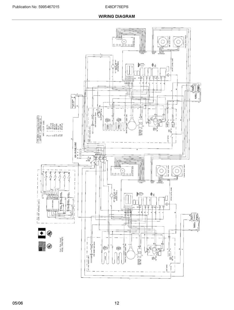 Electrolux E48DF76EPS - 48" Pro-Style Dual-Fuel Range Quick start guide