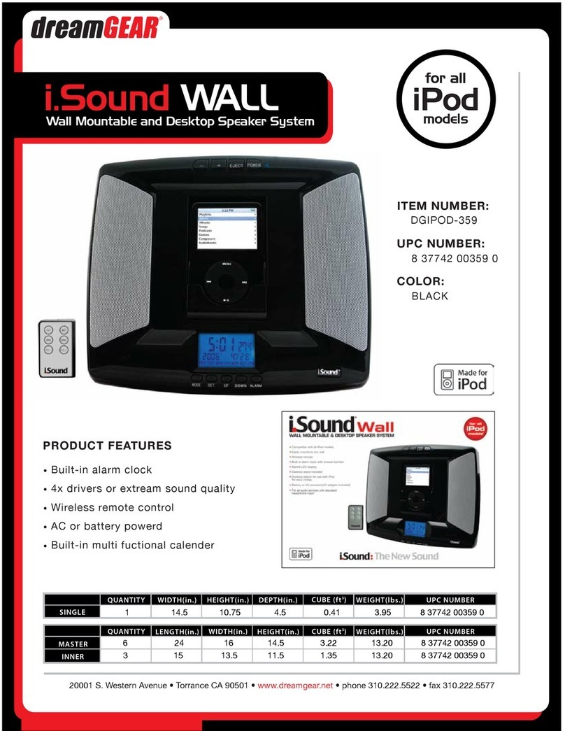 I.SOUND WALL Product features