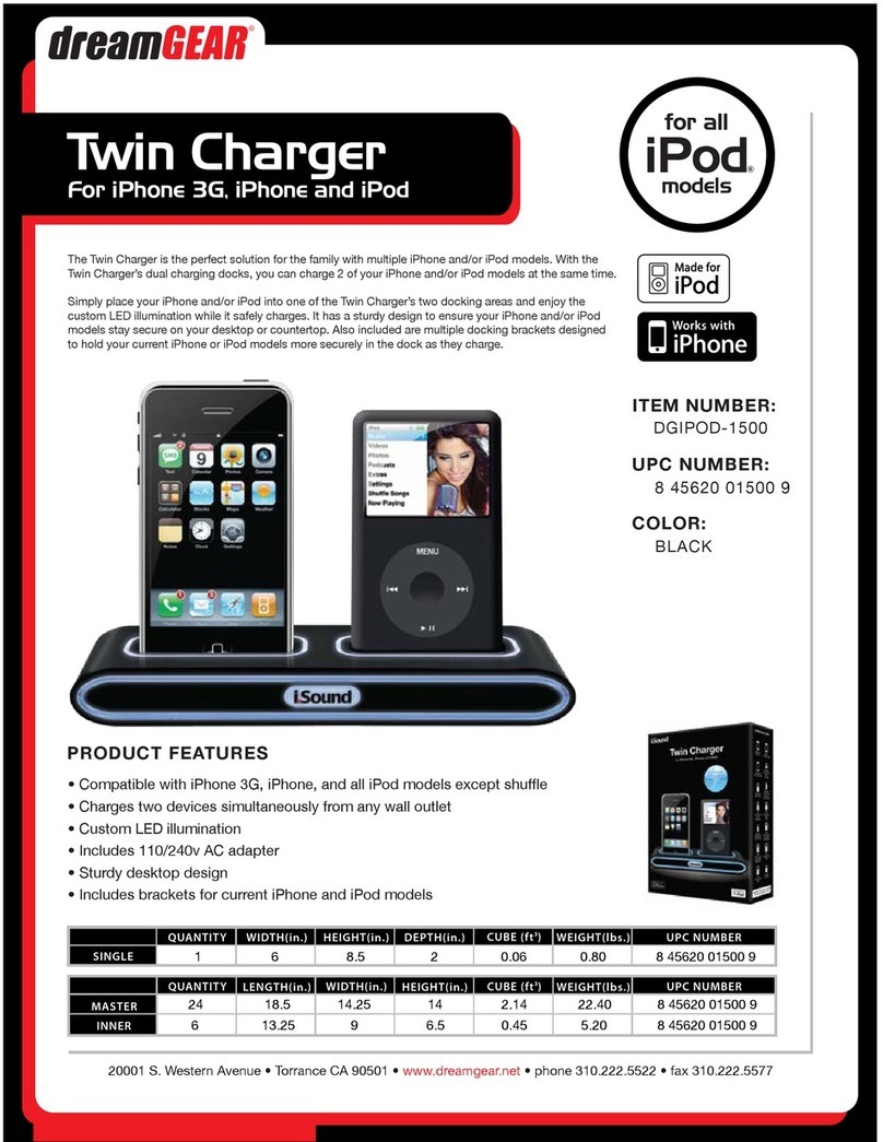 I.SOUND TWIN CHARGER datasheet