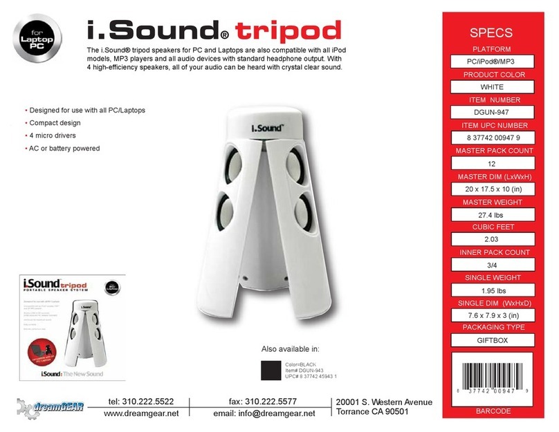 I.SOUND TRIPOD datasheet
