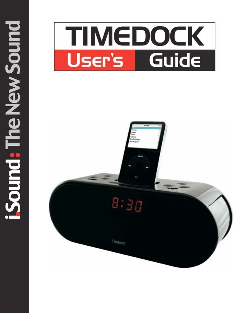 I.SOUND TIMEDOCK manual
