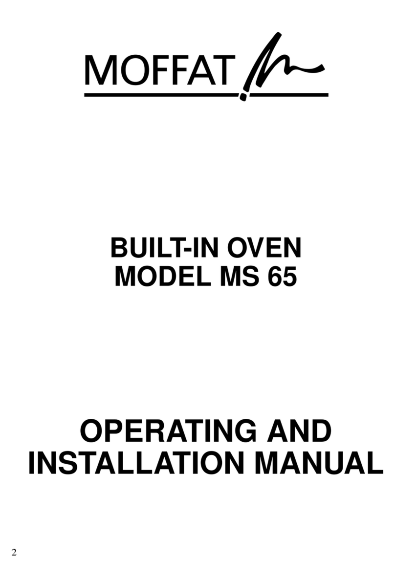 Moffat MS65B Specification sheet Moffat MS65B Specification sheet