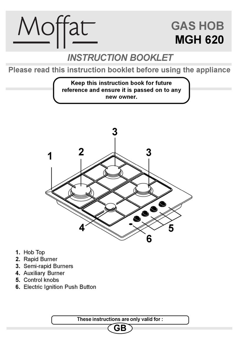 Moffat MGH620B Instruction booklet