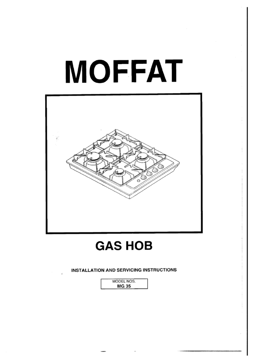 Moffat MG35B Installation and servicing instructions