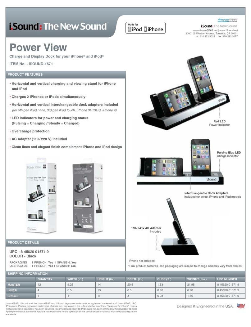 I.SOUND POWER VIEW - DATASHEET FOR IPHONE AND IPOD datasheet
