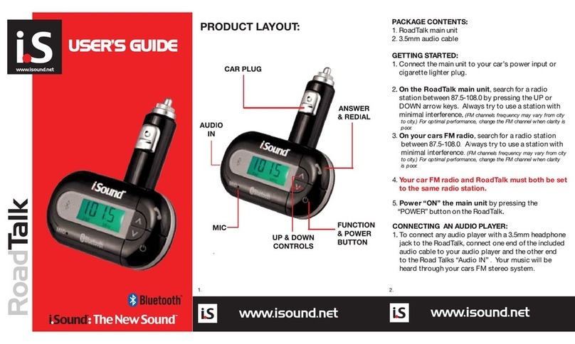I.SOUND ROAD TALK - manual