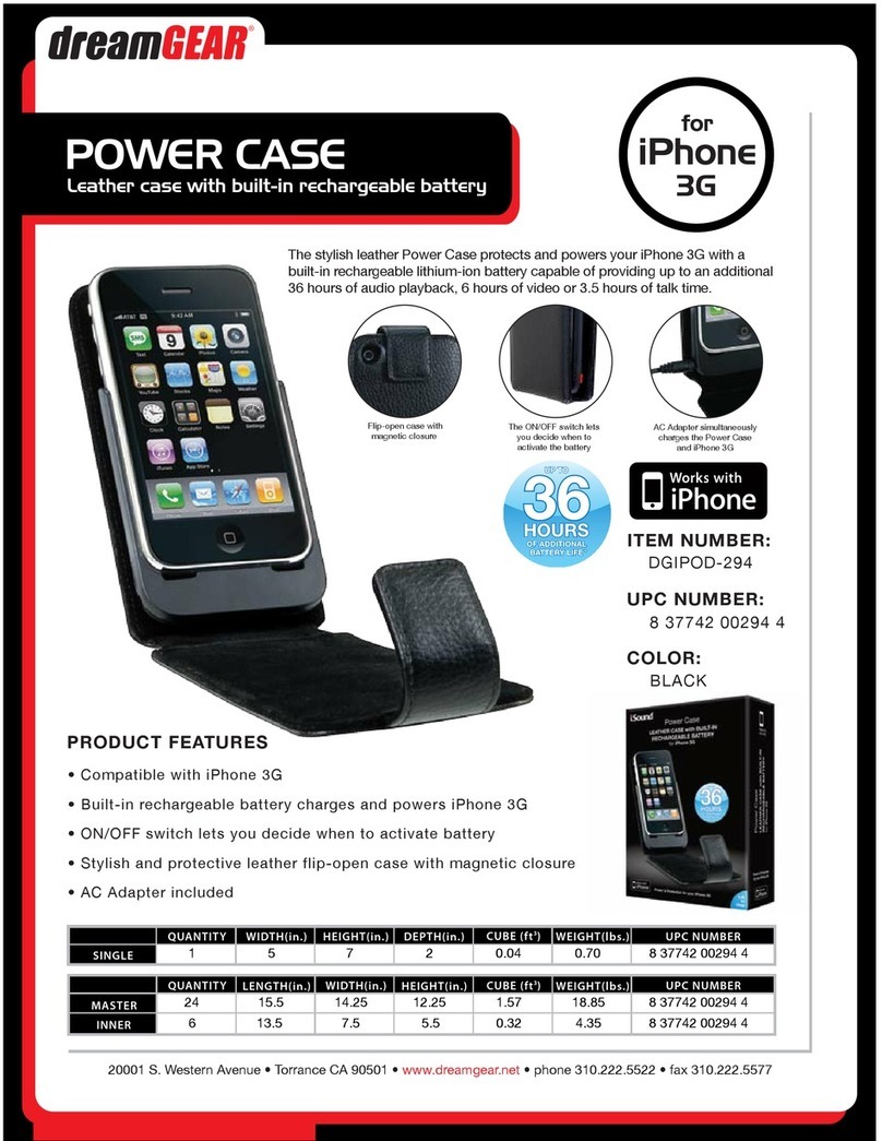 DreamGEAR POWER CASE datasheet