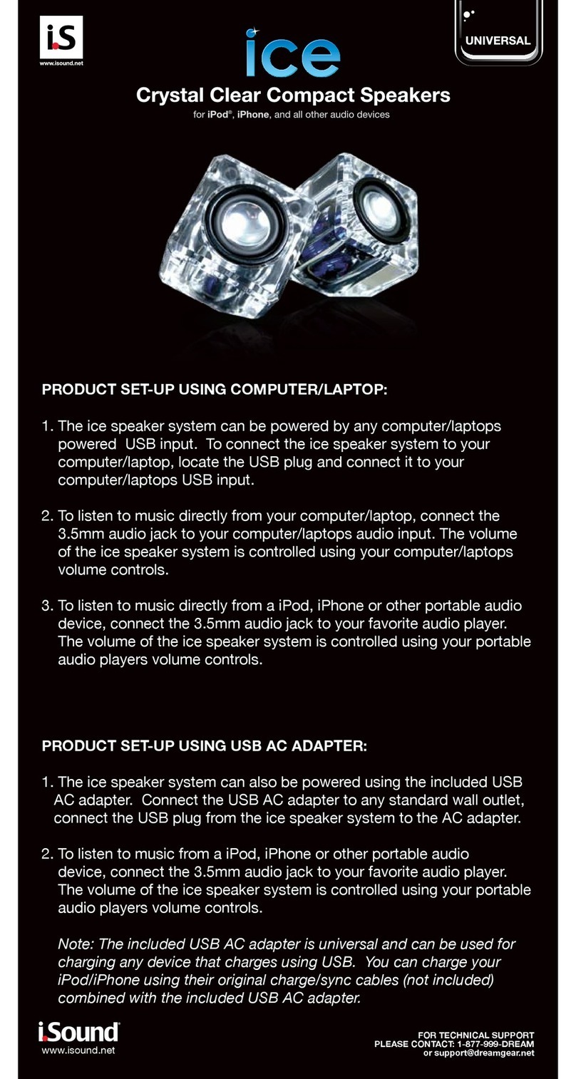 I.SOUND ICE manual