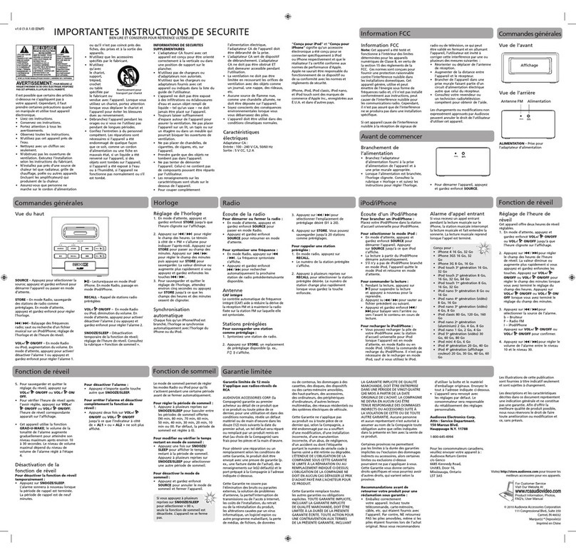 RCA RC130i User manual