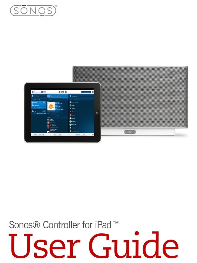 Sonos Controller for iPad user guide