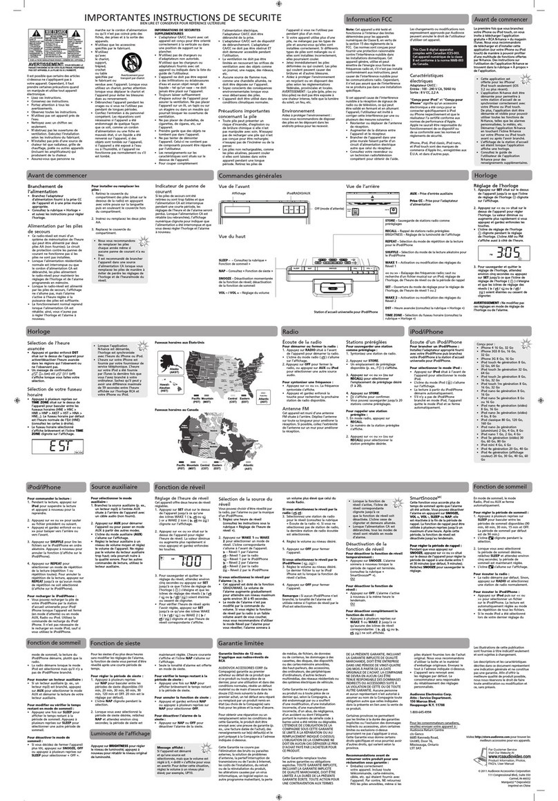 RCA RC170i User manual