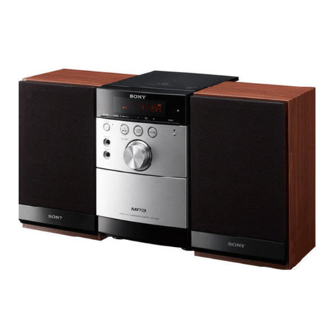 Sony CMT EH15 - Micro HI-FI Stereo Music System operating instructions