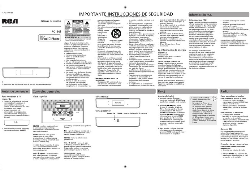RCA RC150i Instruction Manual