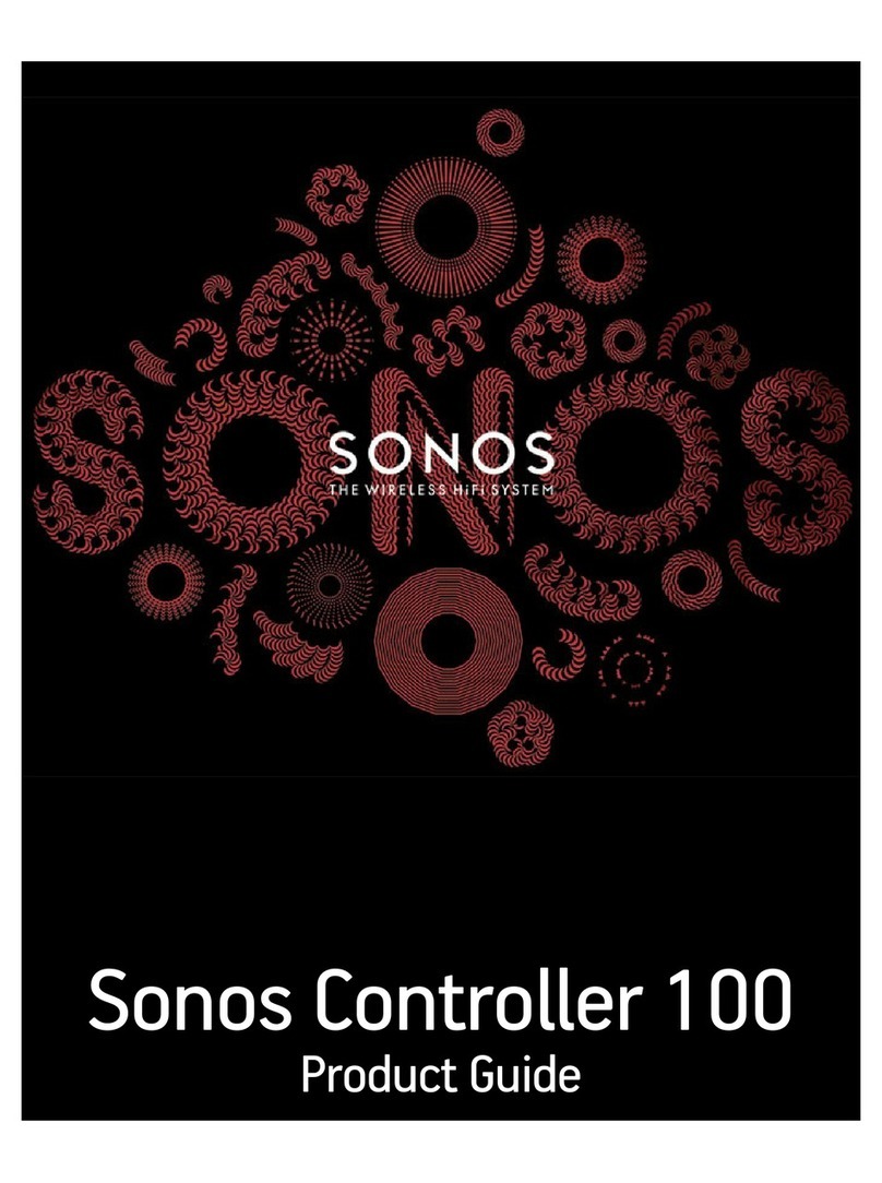 Sonos ZONEPLAYER 100 Product guide
