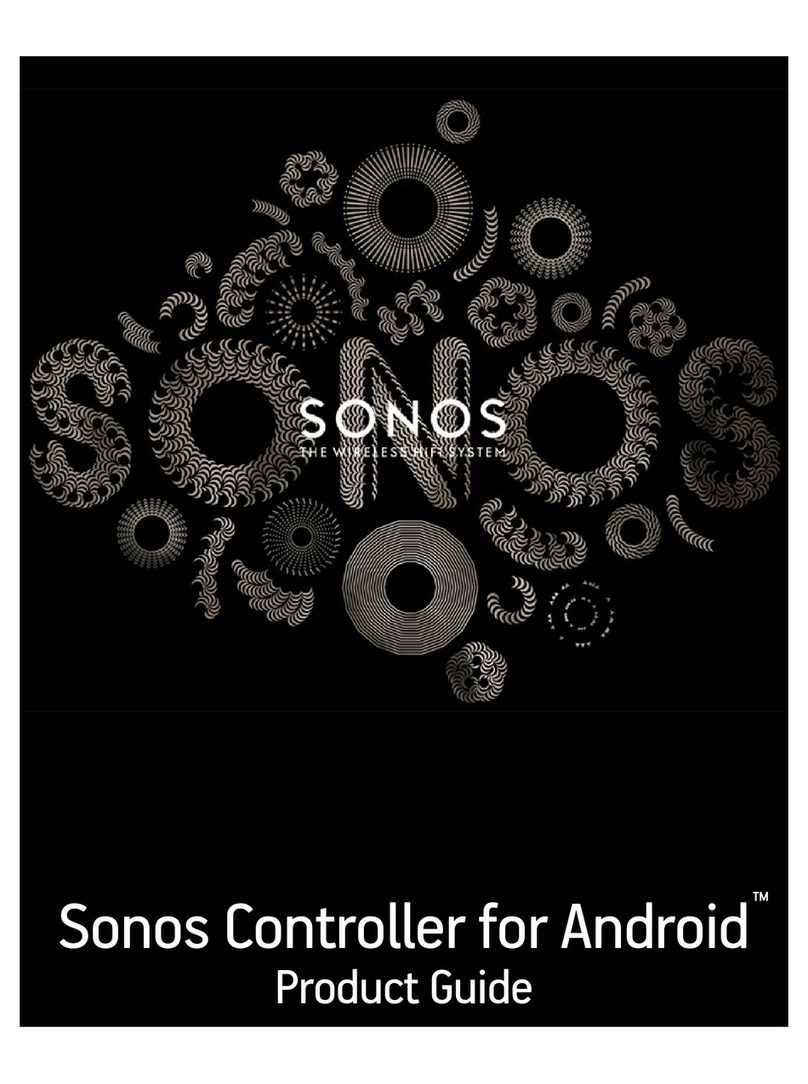 Sonos Controller for Android User manual