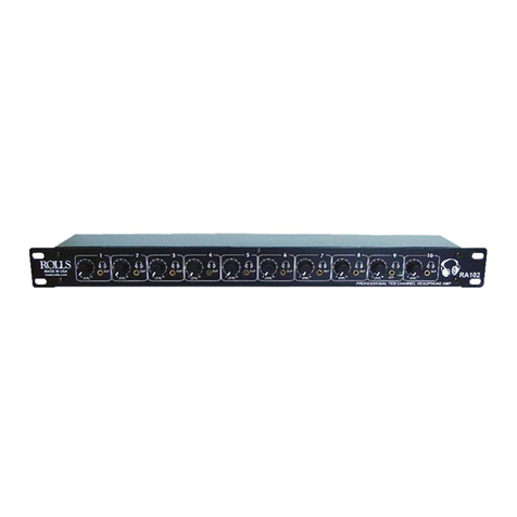 Rolls RA102 User manual