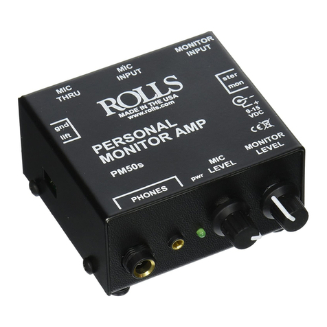 Rolls PM50SOB - SCHEMA Wiring diagram Rolls PM50SOB - SCHEMA Wiring diagram