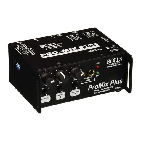 Rolls MX54S PROMIX PLUS User manual