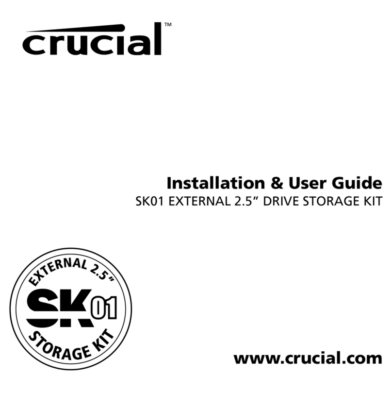 Crucial SK01 - External 2.5" Storage Installation and user guide