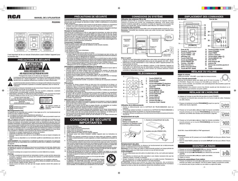 RCA RS2696i User manual