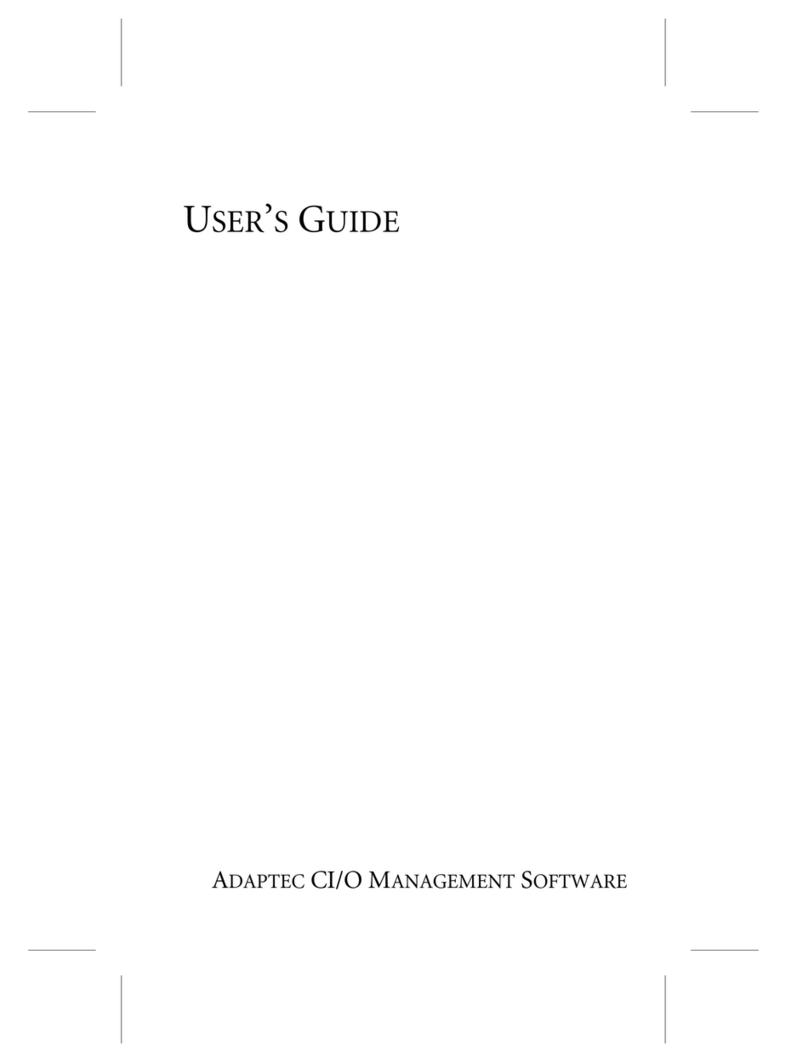 Adaptec 133U2 - AAA RAID Controller User manual