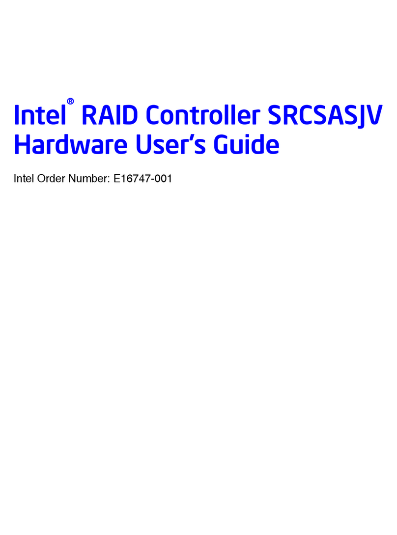 Intel SRCSASJV - RAID Controller Installation manual