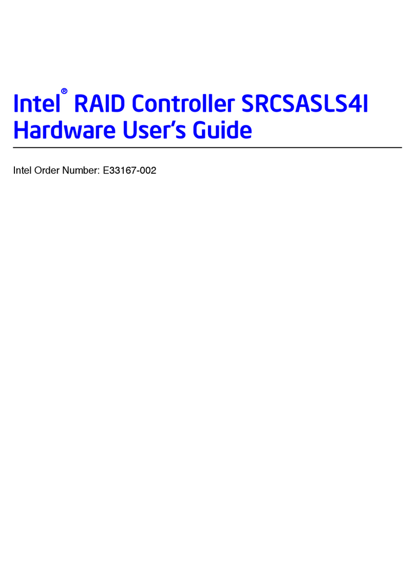 Intel SRCSASLS4I - RAID Controller Installation manual