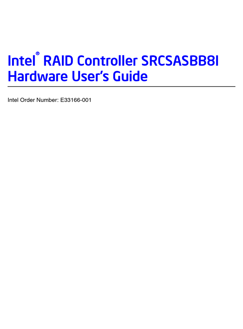 Intel SRCSASBB8I - RAID Controller Installation manual